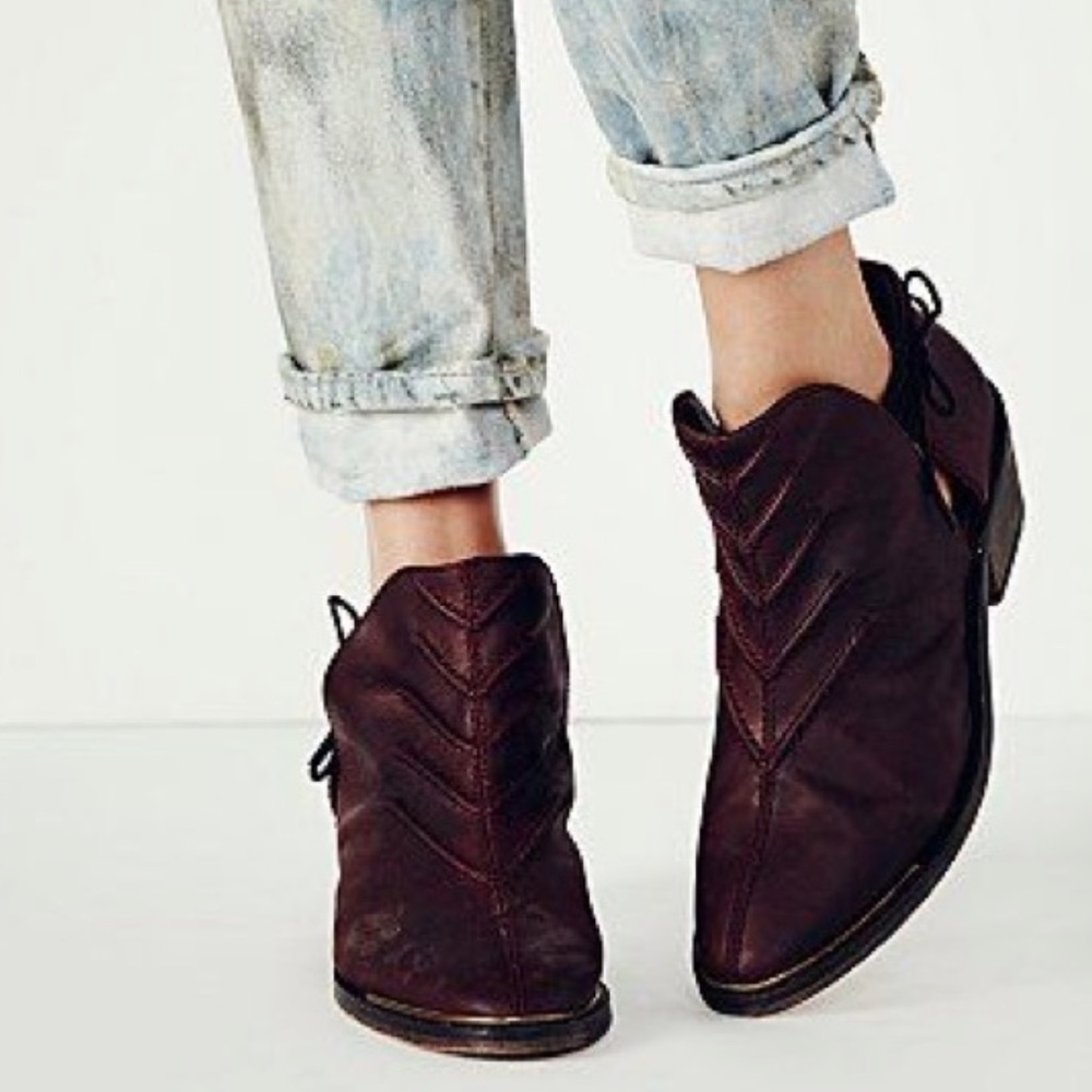 Free People Southern Cross Boot In Cordovan